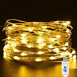 Etopgo USB Fairy Lights 5M 50LED 8 Modes Warm White Indoor Outdoor