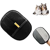Double-Sided Pet Grooming Gloves, Reusable Pet Cleaning Gloves for Dogs Cats with Long and Short Hair, Electrostatic Hair Rem