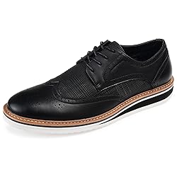 Vance Co. Men's Warrick Tru Comfort Foam Wingtip