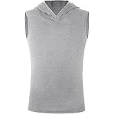 RIKUAOU Boys Youth Sleeveless Compression Hoodie Shirt,Quick Dry Football Basketball Undershirt,Athletic Soft Tank Tops Sport