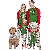 Lazy One Lights Out Matching Family Christmas Pajamas, Matching Christmas PJs for Family, Adult, Teen, Kid, and Baby Pajamas