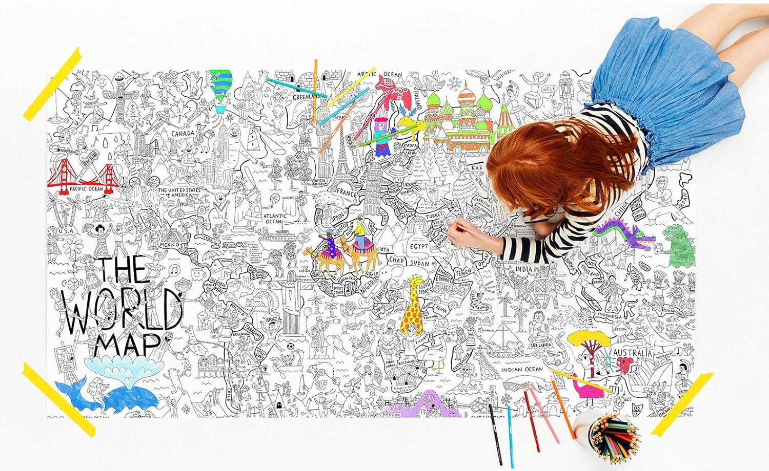 Buy What A Colorful World Big Coloring Poster Online At Low