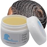 Deep Dish Wave Pomade 100% Pure All Natural 360 Waves Hair Cream - Organic Wave Grease for Men- Wave Butter for Perfect 360 Waves 2oz