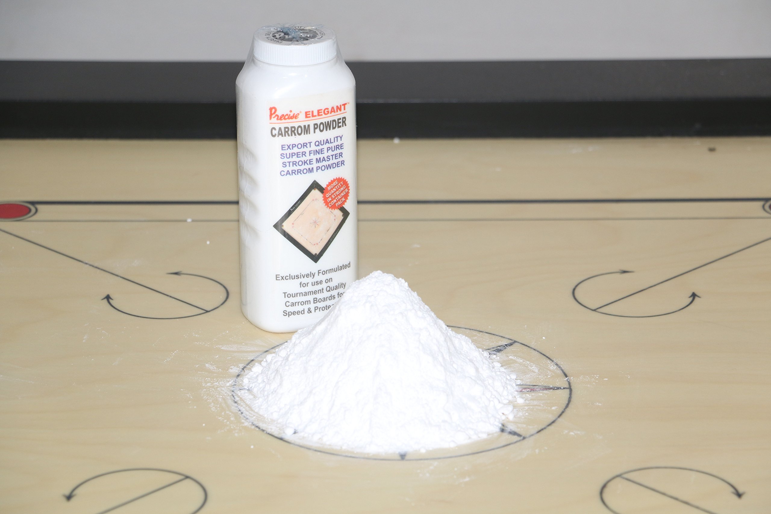 Precise Elegant Smooth Carrom Board Powder, 100gm,White