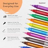 Liquidraw Multicolour Ballpoint Pens Pack of 10 | 1.0 mm Tip, Clip Lid view 3