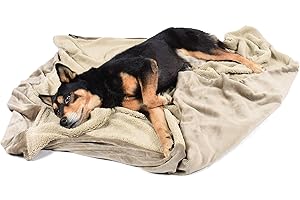 Kritter Planet Large Dog Blanket, Super Soft Fluffy Sherpa Fleece Dog Couch Blankets and Throws for Large Medium Small Dogs Puppy Doggy Pet Cats, 50x60 inches