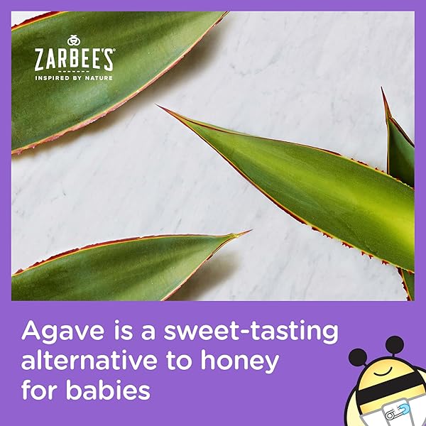 ZARBEE’S BABY COUGH SYRUP + IMMUNE WITH ORGANIC AGAVE + ZINC; NATURAL GRAPE FLAVOR; FOR BABIES 6+ MONTHS, 2 FL OZ(PACK OF 1)