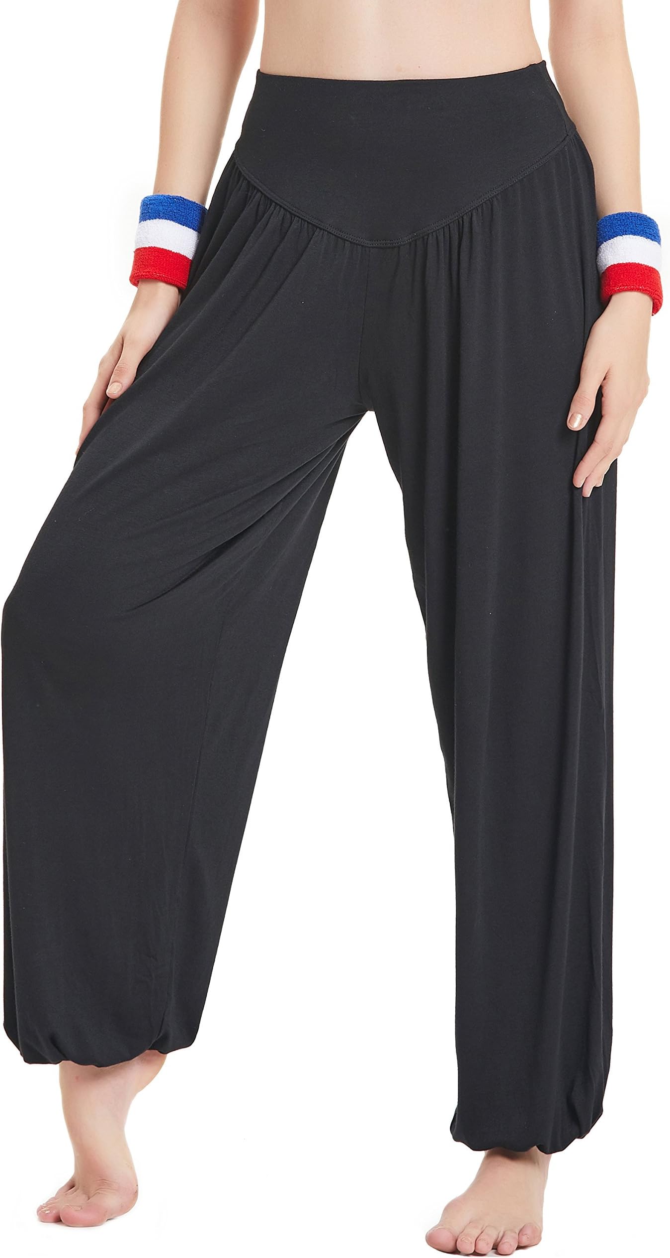 HANERDUNWomen Yoga Harem Pants Long Comfy Loose for Yoga Running with Pockets