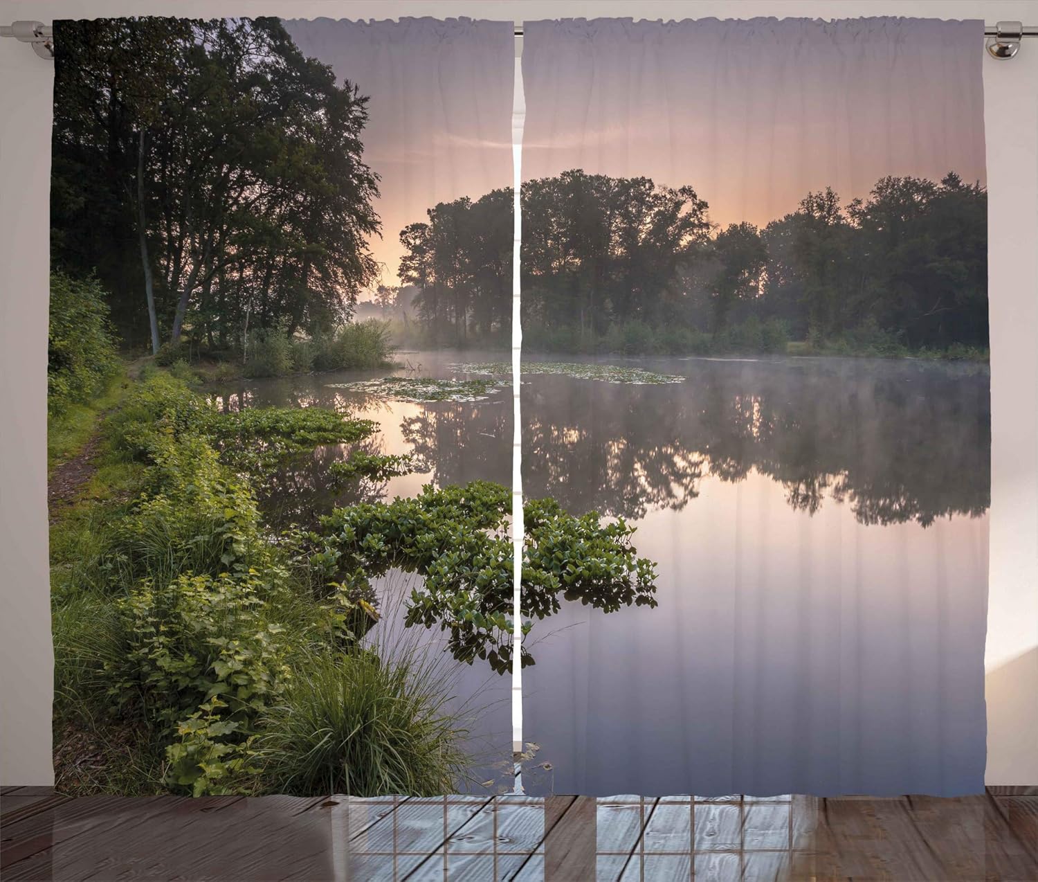 blackout curtains for bedroom Lake Natura Netherlands Curtain 84 inch