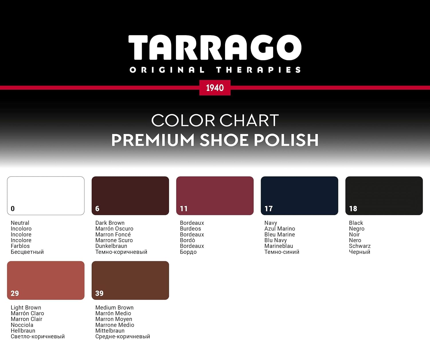 Tarrago Premium Shoe Polish, 50ml tin (17 Navy): Shoes