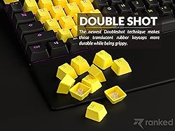 Ranked Rubber Keycap Set | Double Shot Translucent