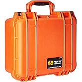Pelican 1400 Case With Foam (Orange)