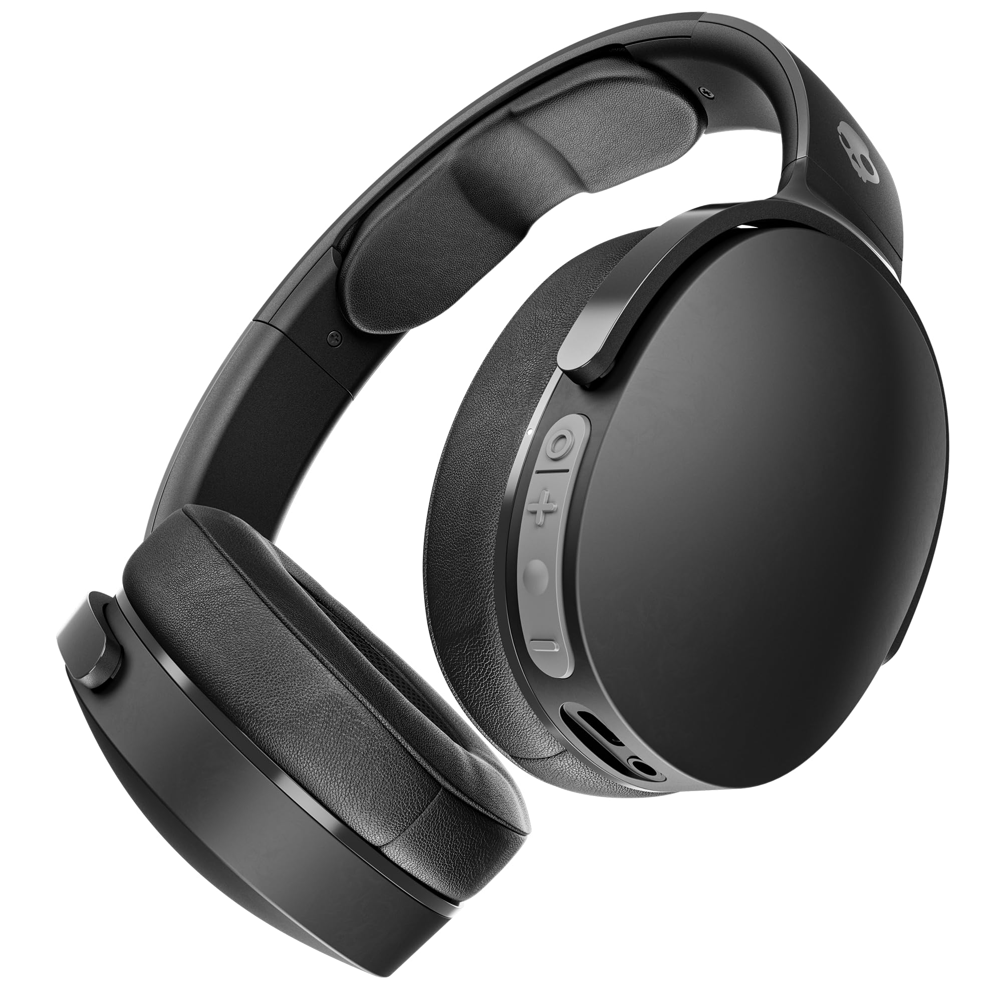 Photo 1 of Skullcandy Hesh Evo Wireless Over-Ear Bluetooth Headphones, Noise Isolating, Up to 36 Hours Battery, Foldable Lightweight Design, Microphone for iPhone Android - True Black