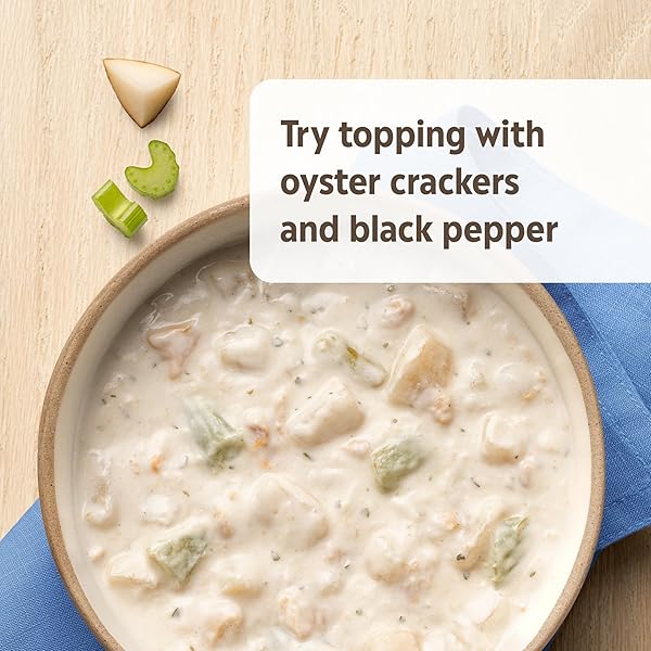 CAMPBELL’S HOMESTYLE NEW ENGLAND CLAM CHOWDER SOUP, 16.3 OZ CAN