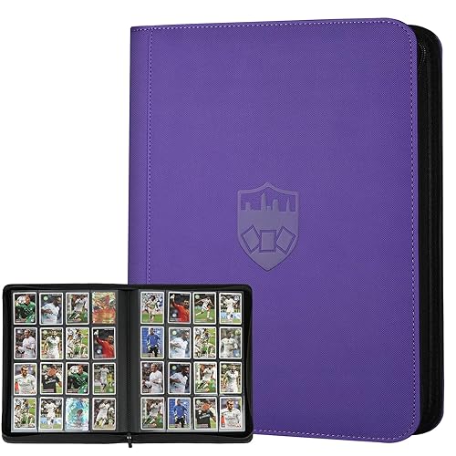 Trading Card Binder 16 Pocket, GERMUN PU Cover Card Binder for 1000+ Cards, Premium Trading Card Holder Folders, Double Sided Pocket Card Album for MTG, TCG (Purple) in Kenya | Whizz Albums Trading Card Binder 16 Pocket, GERMUN PU Cover Card Binder for 1000+ Cards, Premium Trading Card Holder Folders, Double Sided Pocket Card Album for MTG, TCG (Purple) in Kenya | Whizz Albums