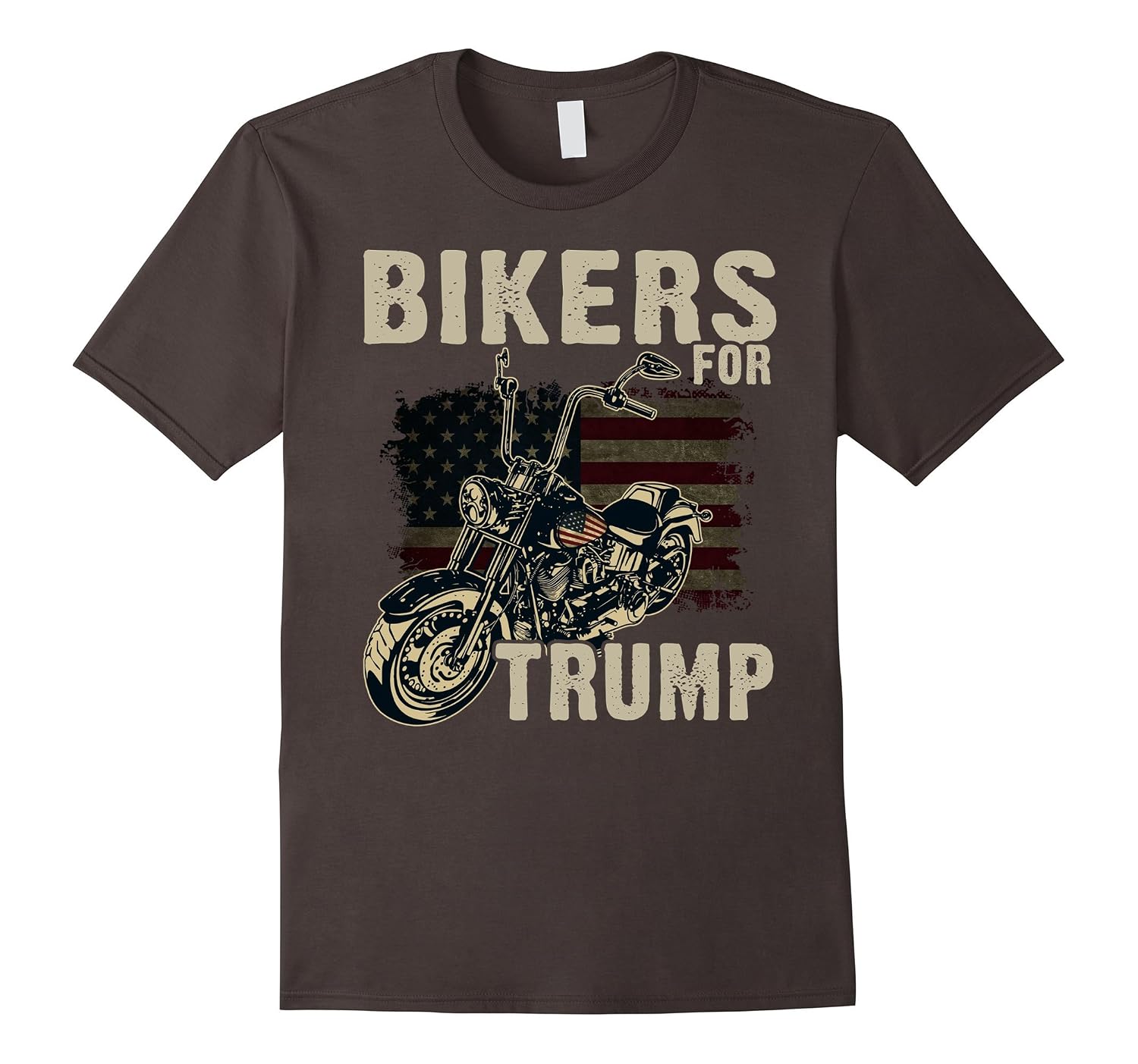 thumbnail image 2 of Bikers For Trump 2024 T-Shirt – Motorcycle Donald Trump Tee – 100% Cotton – USA Made 2 of 6