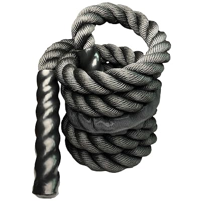 YZLSPORTS Heavy Weighted Jump Rope Skipping Rope Workout Battle Ropes for Men Women Total Body Workouts Power Training Improve Strength Building Muscle