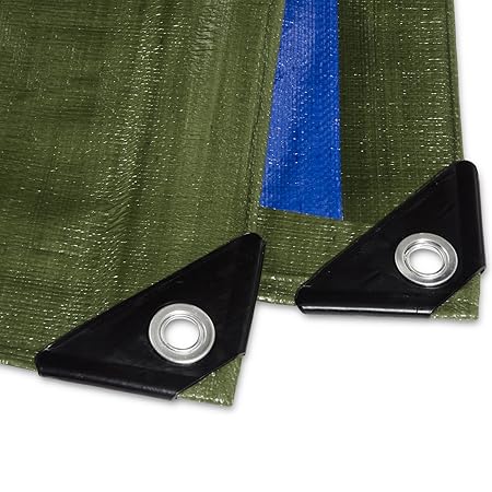 Casa Pura Gewebe-Plane PP/PE 260 gramm Abdeckplane wasserfest (3 x 5 m)