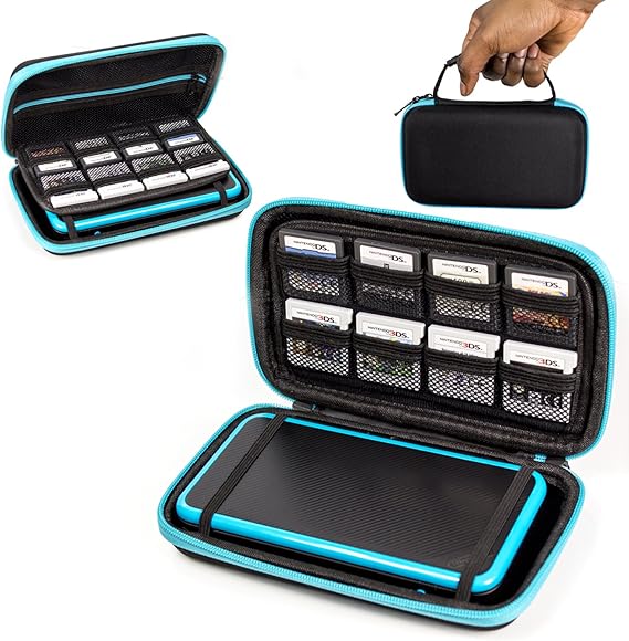 Orzly 2ds Xl Case Etui Pour New Nintendo 2ds Xl Housse Rigide De Rangement Zippee En Materiau Durable Anti Choc Pour La Console New 2ds Xl Et Ses Accessoires Amazon Fr High Tech