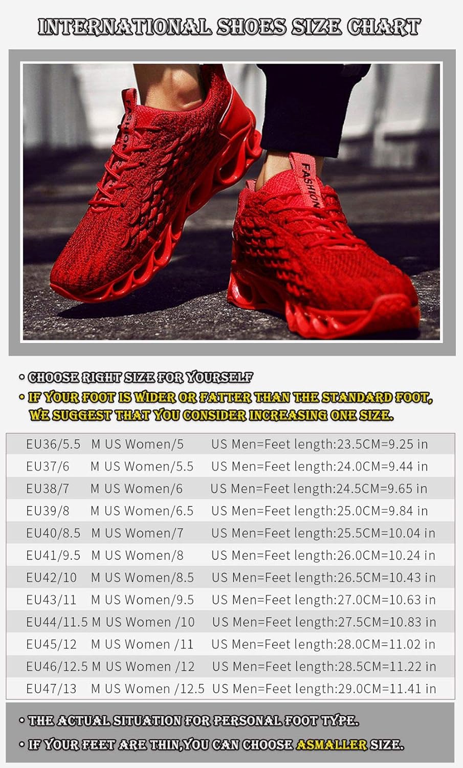 jiye men's running shoes