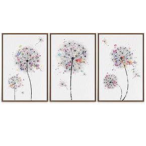 SIGNWIN Framed Canvas Wall Art Japanese Style Canvas...