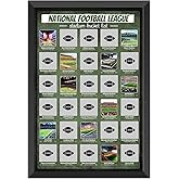 GKLTVB Football Stadiums Scratch Off Poster,Football Gifts for Men or Boy, All 30 Updated Playing Field Posters,foot ball Room Decor,18x12 IN