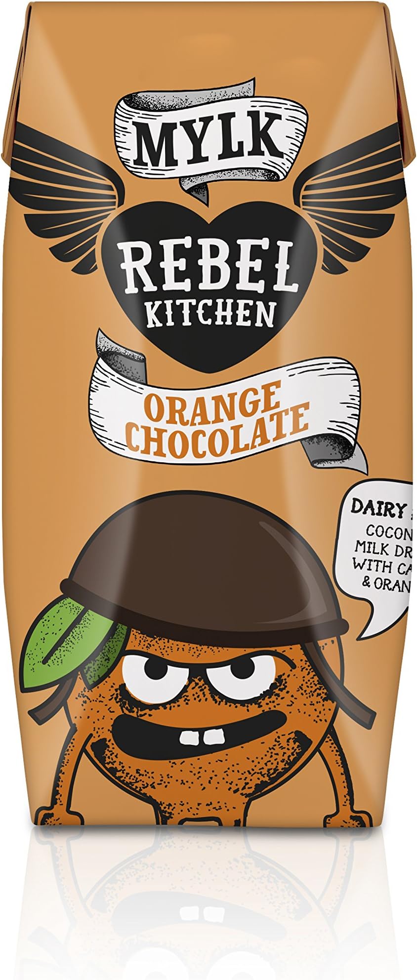Rebel Kitchen Orange Choc Mylk 200 ml (Pack of 12)