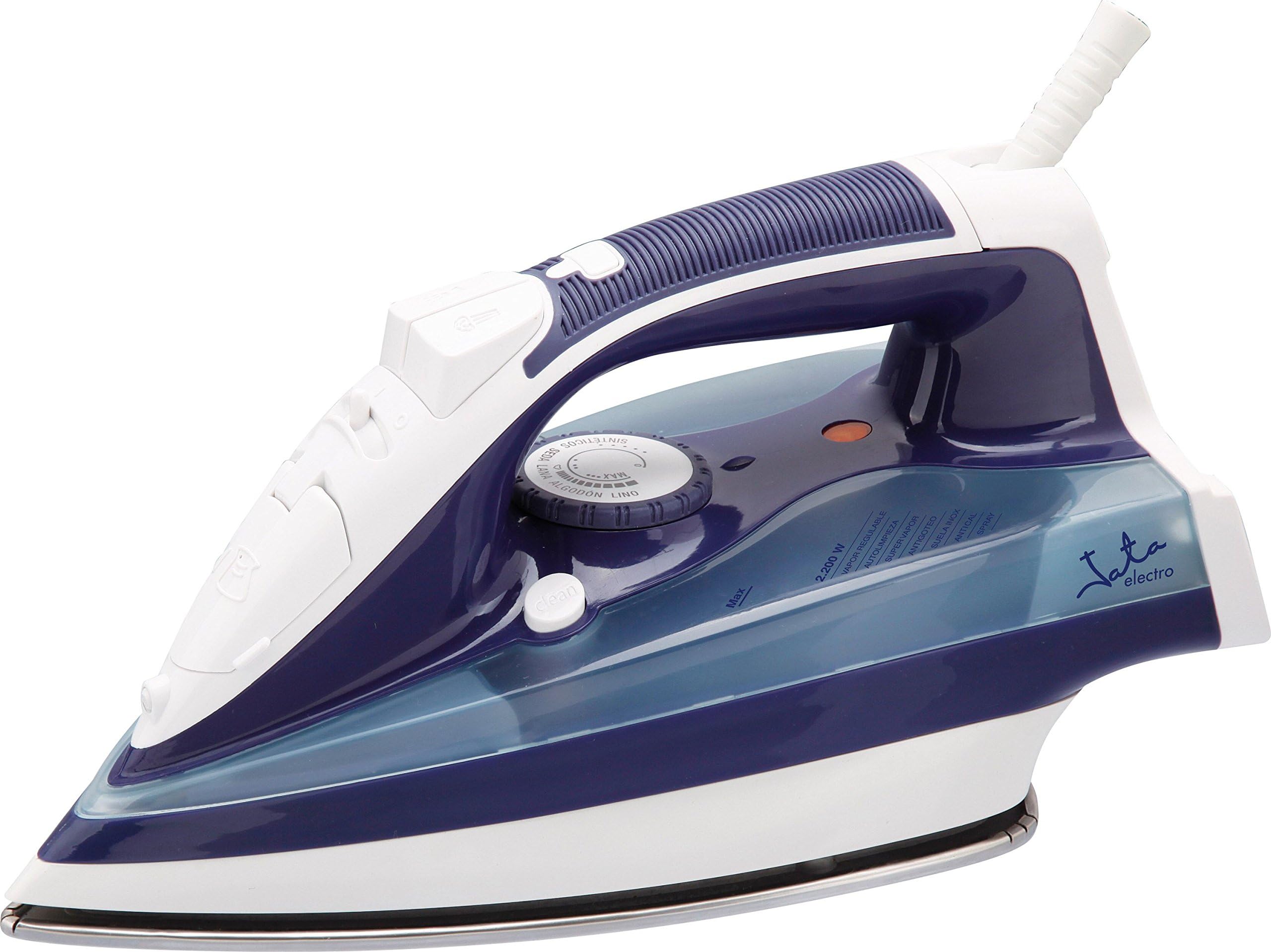 Jata PL430N Steam Iron Stainless Steel Sole Plate, 2200 W