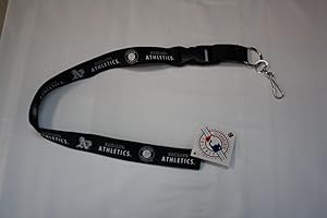 PRO SPECIALTIES GROUP MLB Blackout Lanyard with Team Logo in White
