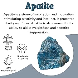 Apatite Raw Crystals and Healing Stones, Natural