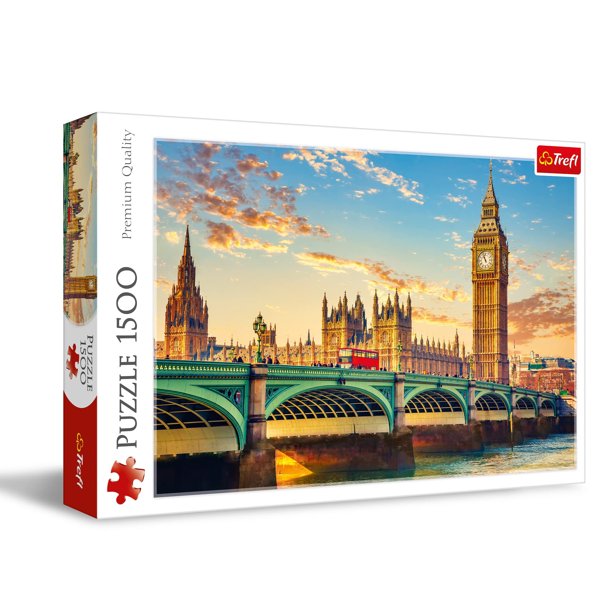 Trefl 26202 1500 Elements European Capital, England, Famous Buildings, DIY, Creative Entertainment, Classic Puzzles for Adults and Children from 12 Years, London, United Kingdom