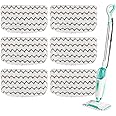 6 Pack Thickened Steam Mop Replacement Pads, Durable Microfiber Mop Pads Compatible with Shark S1000/S1000A/S1000C/S1000WM/S1