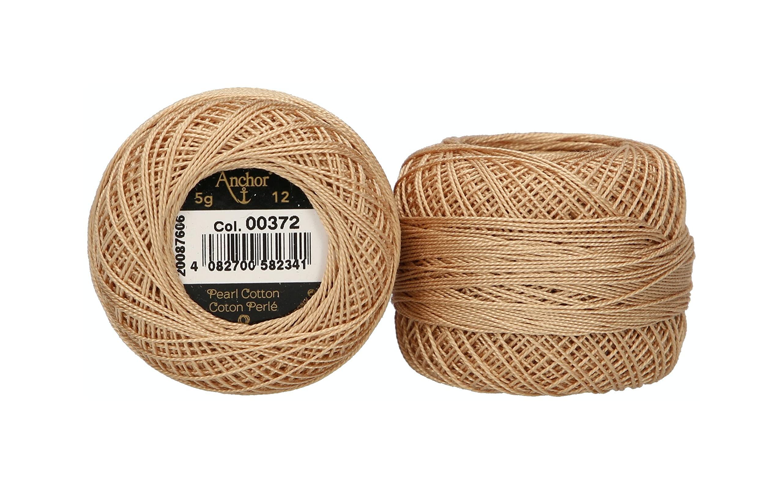 ANCHOR Pearl Yarn, Thickness: 12, Packaging: 5G, Running Length: 56M 372 Embroidery Threads