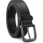 CHAOREN Mens Belts Leather - 35mm Genuine Leather Belt for Jeans - Men Gift for Casual Dress