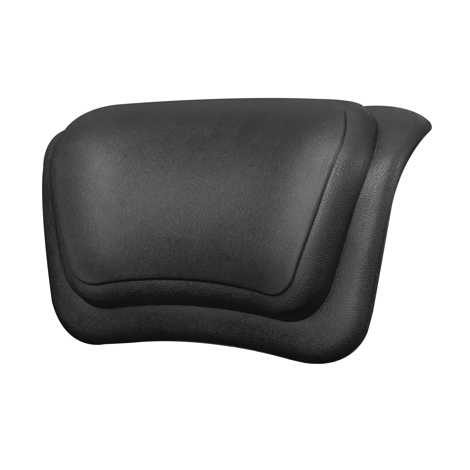 Koelaa Bath Pillow, Waterproof Bathtub Pillow, 3D Ergonomic Bathtub Pillow with 2 Non-Slip Suction Cups, Premium Waterproof Bath Cushion for Home Spa Headrest - Black