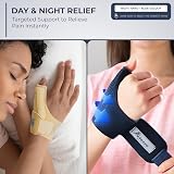 Actesso Neoprene Thumb Splint Brace Right Hand Blue One Size view 4