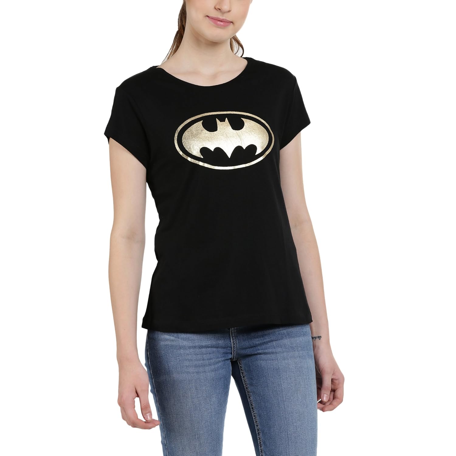 batman by free authority women's cotton t-shirt