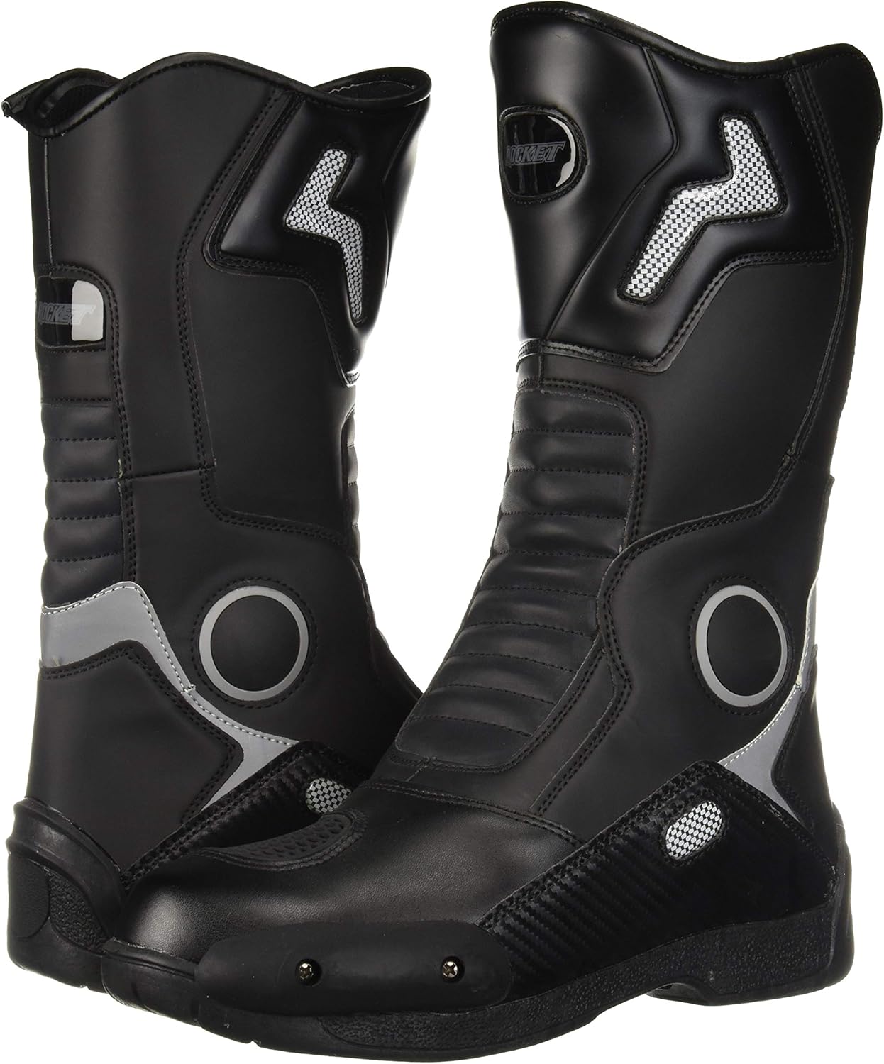 Joe Rocket 1377-0010 Ballistic Touring Men's Boots (Black, Size 10): Automotive