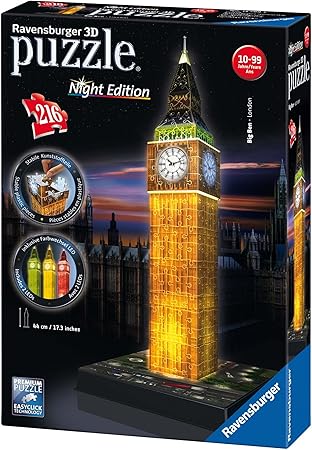 3d puzzle big ben night edition