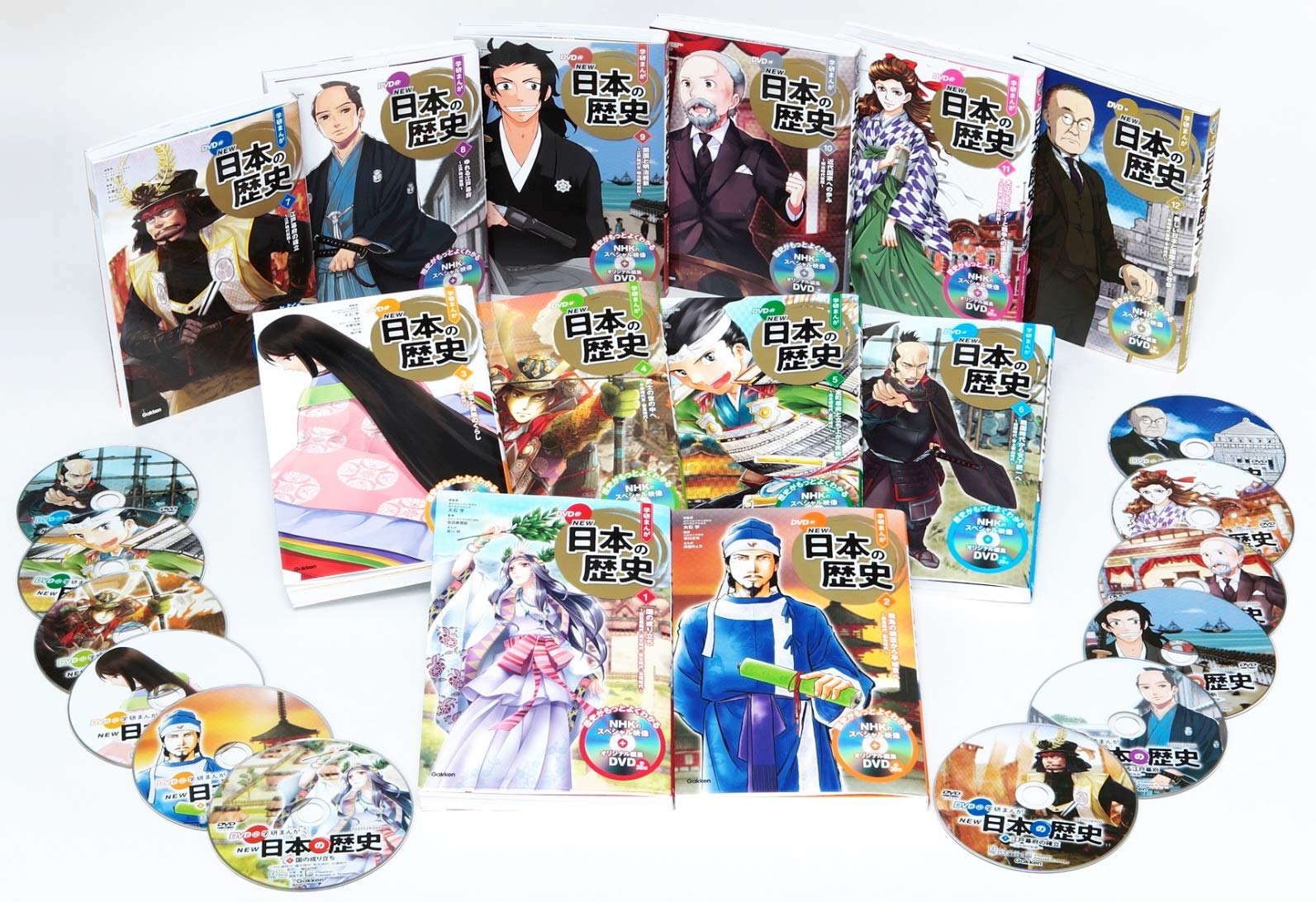 Dvd付 学研まんが New日本の歴史 全12巻セット 大石 学 本 通販 Amazon