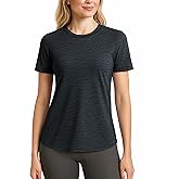 MAGCOMSEN Women's Short Sleeve T Shirts UPF 50+ Sun Protection Quick Dry Athletic Running Workout Tee Tops