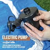 Milestone Camping Electric Air Pump 3 Nozzles High Power 130W AC view 5