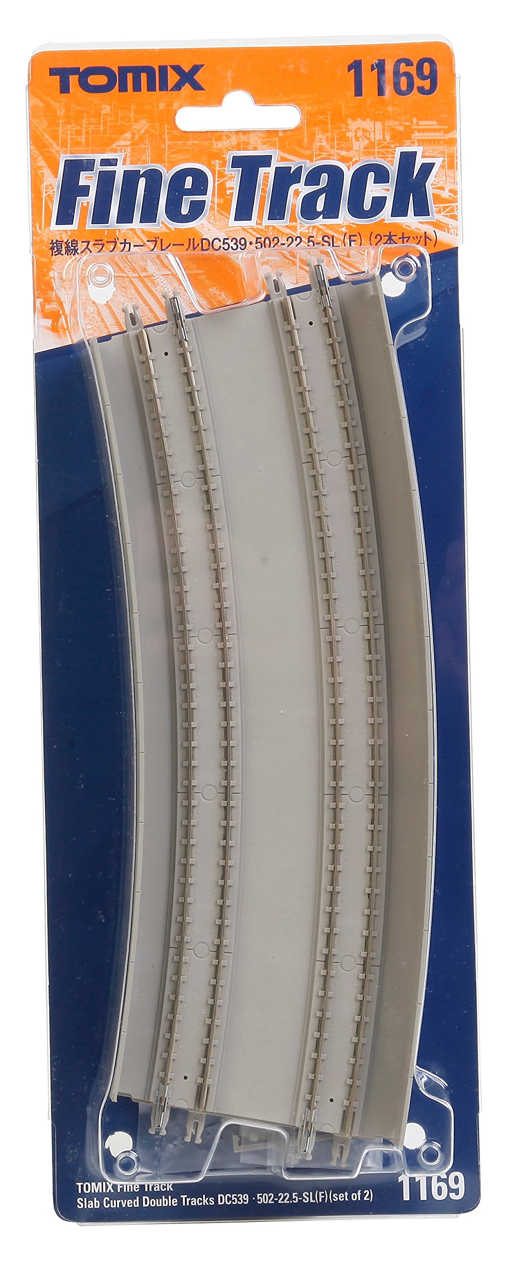TomyTEC 011699 Accessories 2 Curved Tracks – Diameter 22.5 Radius 539 mm