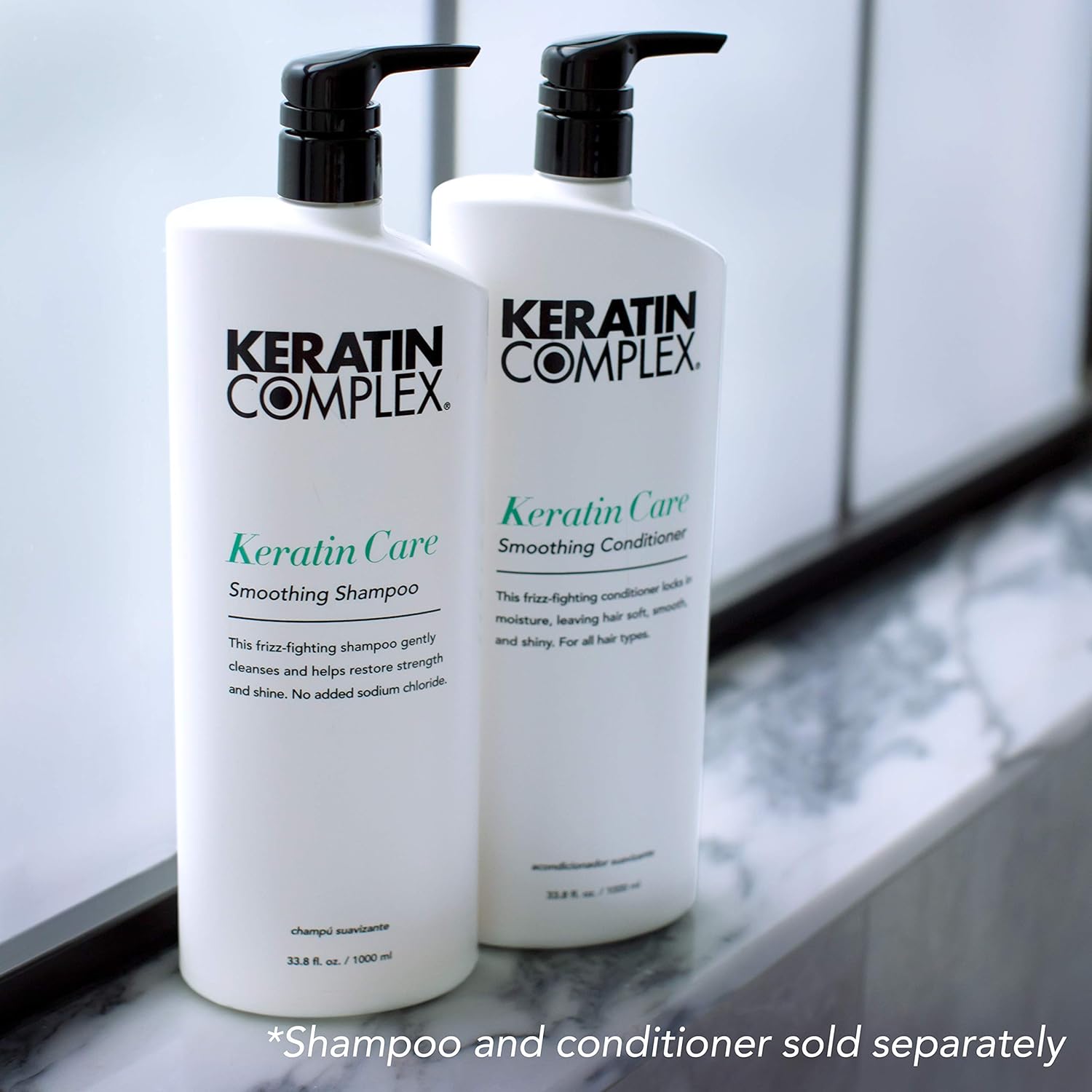 Keratin Complex Care Smoothing Shampoo - 1000 ml, 1 l (Pack of 1) - Image 3