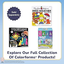 Colorforms Bluey Set - Repositionable Pieces Stick