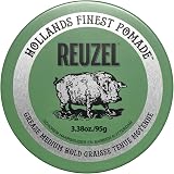 REUZEL Green Grease Oil Based Pomade Medium Hold Medium Shine 3.38oz view 1