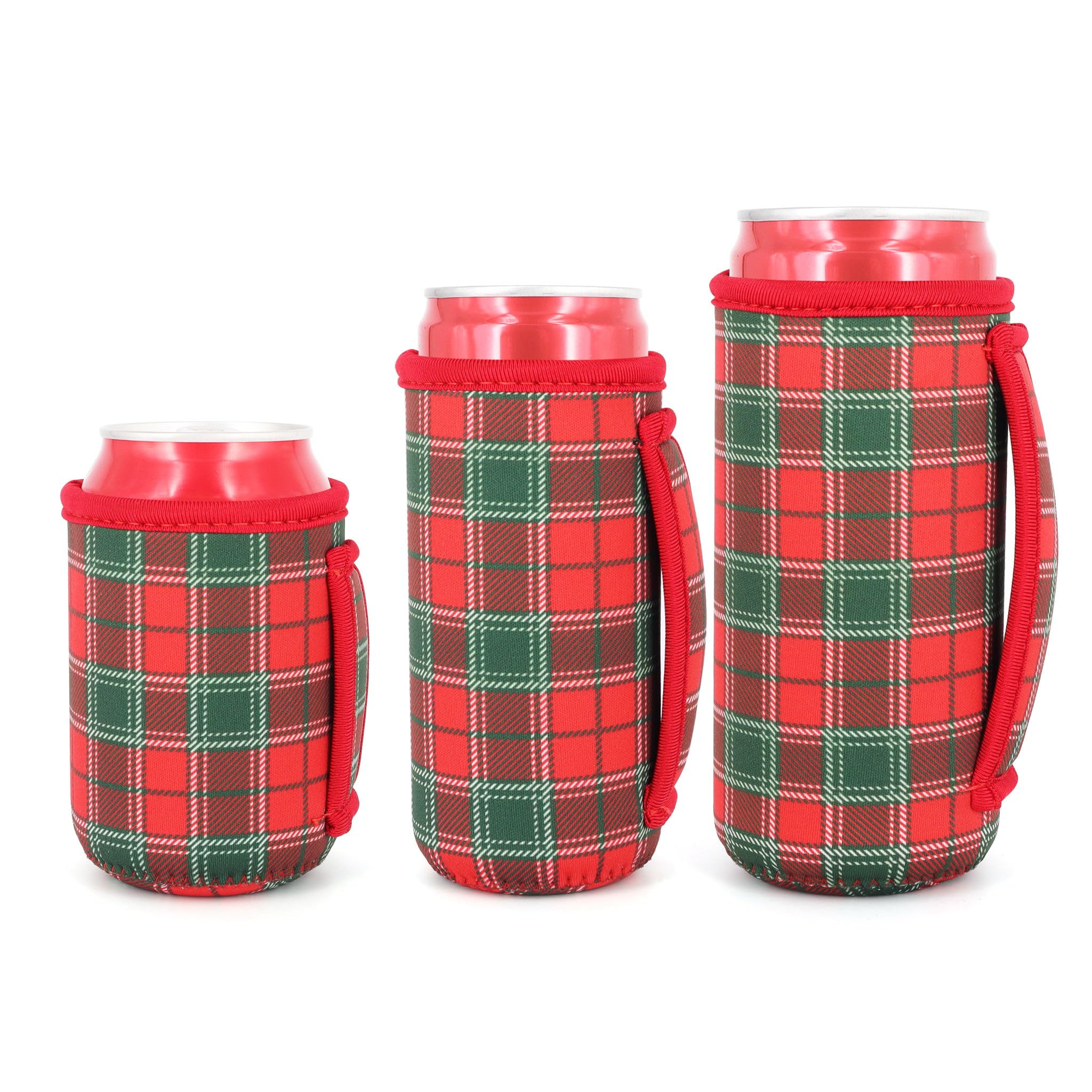 3 Pack Reusable Neoprene Insulated Can Sleeve with