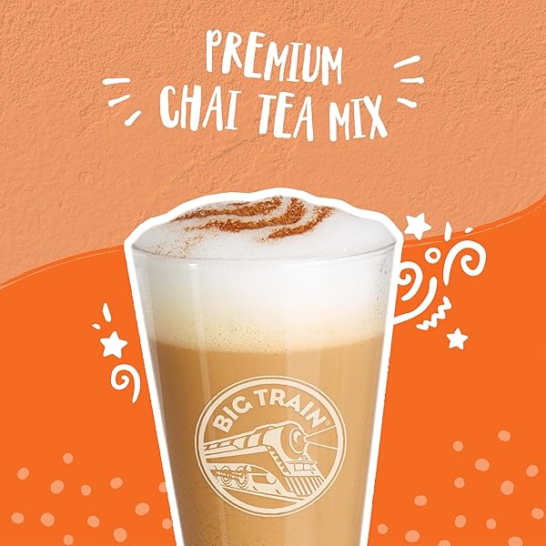 BIG TRAIN VANILLA CHAI TEA LATTE BEVERAGE MIX, 1.9 POUND (PACK OF 1)
