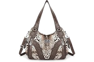 Purses and Handbags Women Fashion Tote Bag Shoulder Bags Top Handle Satchel Purses Washed Synthetic Leather Handbag