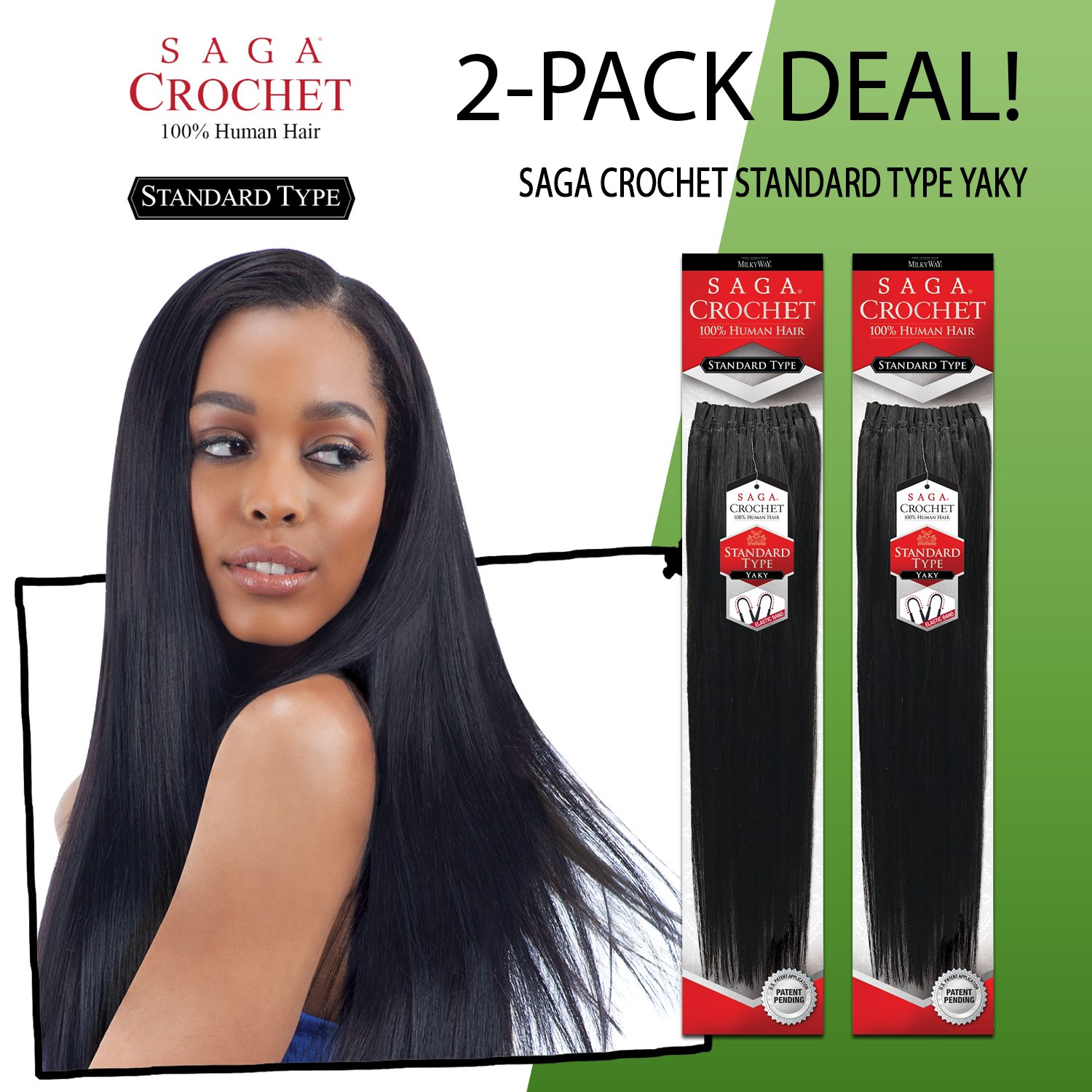 Amazon Com Multi Pack Deals Saga Human Hair Crochet Braids